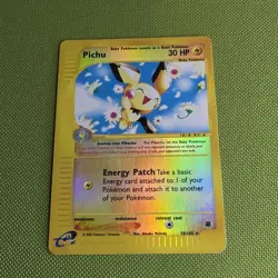 Pokemon TCG Expedition 2002 Pichu 22/165 Reverse Holo - Image 1