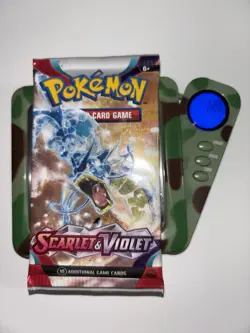 22.0g Pokemon TCG: SCARLET and VIOLET Base Set Booster Pack New Gyarados Art - Image 1