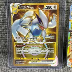 Lugia VSTAR #211 Pokemon Silver Tempest Flareon ex #14 Pokemon Prismatic Evoluti - Image 2