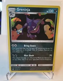 Greninja 117/214 Reverse Holo Rare Pokemon Unbroken Bonds NM/M! - Image 1