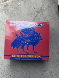 Pokemon Zacian Sword and Shield ETB Elite Trainer Box Factory Sealed 820650104459 - Image 1