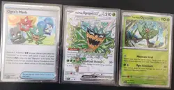 Teal Mask Ogerpon EX - Surging Sparks Pokemon Promo Black Star #166 FREE SHIP - Image 1