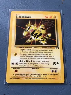 1999 Pokemon Electabuzz Black Star Promo #2 - Image 1