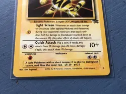 1999 Pokemon Electabuzz Black Star Promo #2 - Image 3