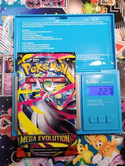 (VERY HEAVY!!🔥) 22.7g SIRUU Pokemon TCG Mega Evolution Booster Pack (SEALED)✅ - Image 1