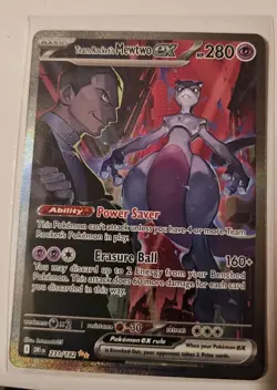 Team Rocket's Mewtwo ex 231/182 Sv10: Destined Rivals Holo SIR - Pokemon TCG - Image 1