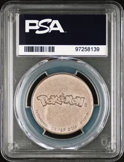 Lugia Metal Coin PSA 9 Pokemon Neo 2000-2003 Deck Promo With Copyright Year - Image 2