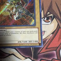 Elemental Hero Sparkman LCGX-EN007 Secret Rare 1st Edition Very Lightly Played - Image 5