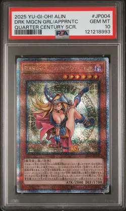 2025 YU-GI-OH! JAPANESE DARK MAGICIAN GIRL THE MAGICIAN'S APPRENTICE PSA 10 - Image 1