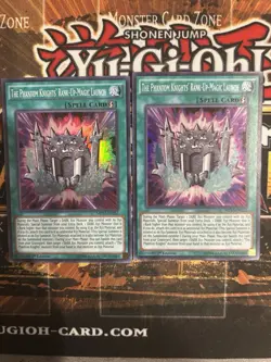 Yu-Gi-Oh! The Phantom Knights' Rank-Up-Magic Launch Super Rare 1st Edition NM X2 - Image 1
