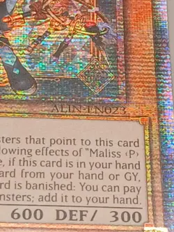Yu-Gi-Oh! Maliss P March Hare Quarter Century Secret Rare ALIN-EN023 Near Mint - Image 5