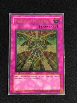 YUGIOH PSYCHIC OVERLORD TDGS-EN070 1ST ULTIMATE LIGHT PLAY - Image 1