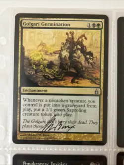 H-1 Mixed Lot Of Signed By Thomas M. Baxa Magic The Gathering Cards - Image 3