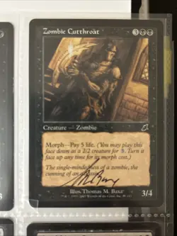 H-1 Mixed Lot Of Signed By Thomas M. Baxa Magic The Gathering Cards - Image 5
