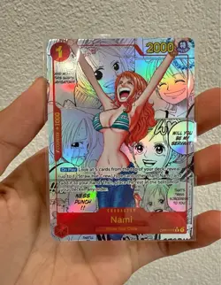 Nami OP01-016 Manga Alt Art ONE PIECE The Best Japanese PRB-01 Card Game NM - Image 1