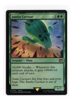 Jumbo Cactuar R 191 Foil Final Fantasy MTG Card NM - Image 1