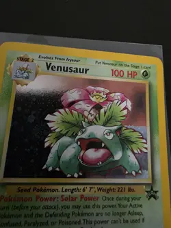 Pokemon TCG Venusaur Promo Holo Card 13 WOTC NM - Image 2
