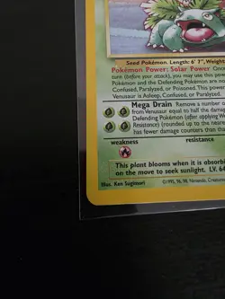 Pokemon TCG Venusaur Promo Holo Card 13 WOTC NM - Image 3