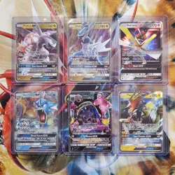 Palkia + Dialga + Kartana + Gyarados + 2 more GX - Pokemon Cards - Lot #389 - Image 1