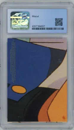 1999 Topps Pokemon Team Rocket Sticker Card Ekans Meowth CGC 8 - Image 2