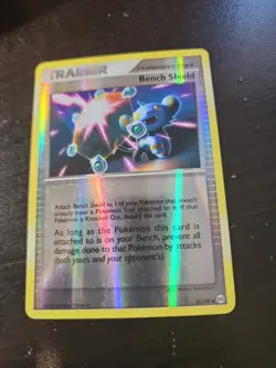 Bench Shield 83/99 Reverse Holo Uncommon Platinum Arceus Pokemon Card p17 - Image 1