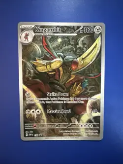 Kingambit Pokemon TCG S&V: Promo Card Full Art Holo #130 NM Free Shipping - Image 1
