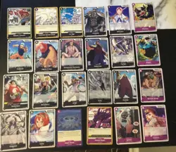 One Piece OP02 Paramount War 81 Card Lot NM No Duplicates - Image 1