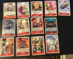 One Piece OP02 Paramount War 81 Card Lot NM No Duplicates - Image 4