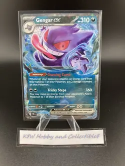Gengar ex 104/162 Sv05: Temporal Forces Holo NM Ultra Rare Pokemon Card - Image 1