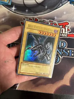 (MC) Red-Eyes Black Dragon 1st Edition SDJ-001 Ultra Rare Yu-Gi-Oh Card LP/MP - Image 3
