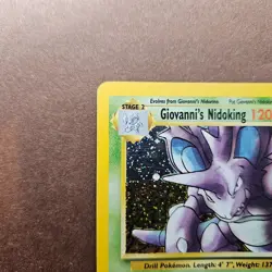 Giovanni's Nidoking 7/132 Pokemon Gym Challenge Holo Rare Card - MP - Image 2