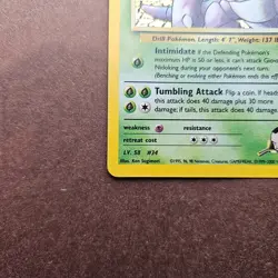Giovanni's Nidoking 7/132 Pokemon Gym Challenge Holo Rare Card - MP - Image 4