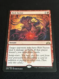 1x Risk Factor - Guilds of Ravnica (GRN) Magic MTG - Image 1