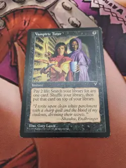 Mtg Vampiric Tutor Visions Played - Image 1