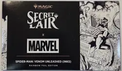 MTG Secret Lair Marvel Spider-Man: Venom Unleashed Inks Rainbow Foil - Sealed - Image 1