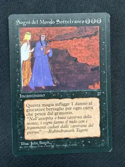 MTG Legends UNDERWORLD DREAMS (Italian) MP (3030) Graded Power (TMG) - Image 1