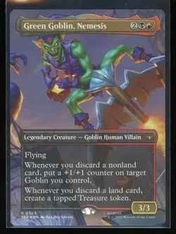 Green Goblin, Nemesis 2025 Magic: The Gathering Marvel's Spider-Man Rare #23 - Image 1