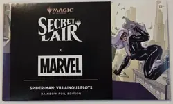 MTG Secret Lair x Marvel's Spider-Man: Villainous Plots Foil Edition In Hand - Image 1