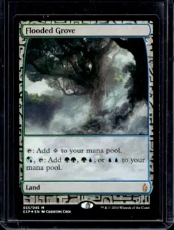 2016 Magic Oath of Gatewatch Flooded Grove Zendikar Expeditions #035 - Image 1