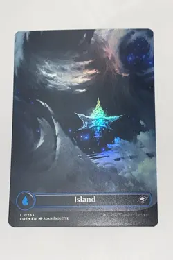Island (0263) (Borderless) (Galaxy Foil) Edge of Eternities #263 - Image 1