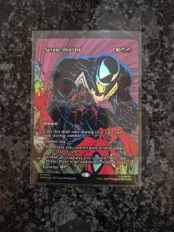 Savage Beating (Borderless) Marvel Universe Eternal-Legal Foil #0026 - Image 1