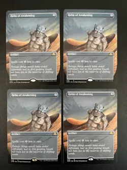 MTG- Helm of Awakening x4 - Dominaria Remastered - Borderless - Image 1