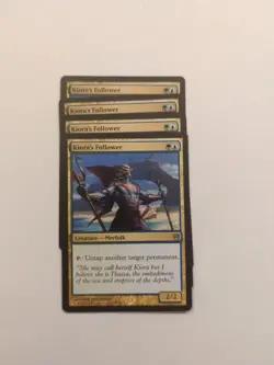 (4) Kiora's Follower *PLAYSET* Born of the Gods Regular NM MTG - Image 1