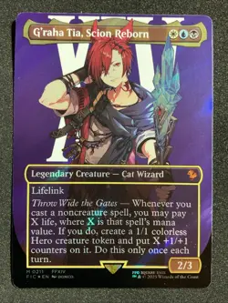 2025 MTG Final Fantasy G’raha Graha Tia Scion Reborn Surge Foil Mythic 211 holo - Image 1
