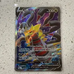 Pokemon Lost Origin - Giratina V - Full Art NM+/MINT - 185/196 - Image 1