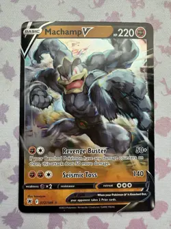 Pokemon TCG Machamp V Astral Radiance Ultra Rare 072/189 - NM - Image 1