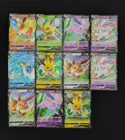 2025 Pokemon S.Chinese CBB2C 07 13/15 01 13/15 03 13/14 Eevee V Lot*11 LY - Image 1