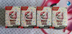 LOT x4 Pokemon TCG 151 Scarlet and Violet Booster Bundle Factory Sealed - Image 1