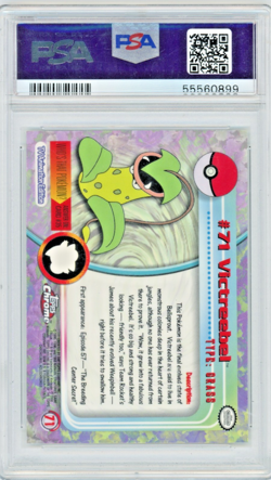 2000 Topps Chrome Pokemon T.V. Victreebel #71 PSA 9 - Image 2