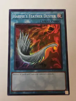 Harpie's Feather Duster EGO1-EN022 Super Rare Yugioh Unlimited Edition Mint - Image 1
